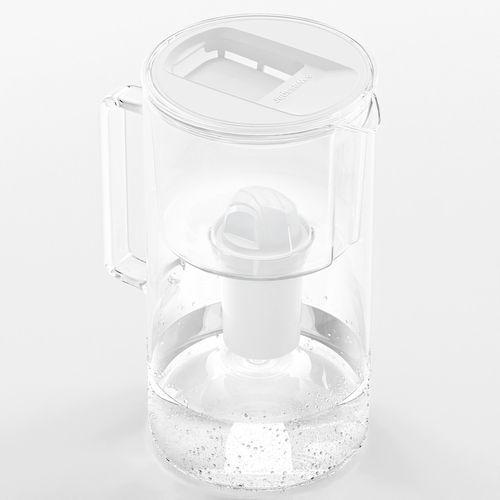 Dzbanek filtrujący szklany Wessper WES202-WH 3l Biały 1x filtr na Arena.pl