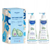 MUSTELA Zestaw Soft Baby Care: Delikatny Żel + Hydra Bebe Mleczko