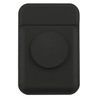 uniq flixa magnetyczny portfel na kartyz podpórką czarny/jet black magsafe