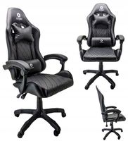 Fotel Gamingowy Obrotowy Krzesło Biurowe Dla Gracza Kubełkowy Wygodny