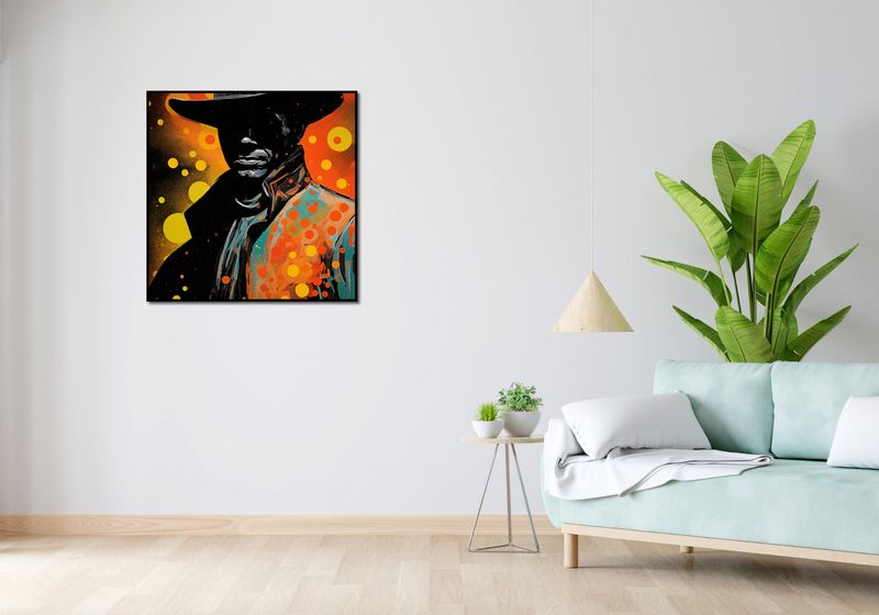 Plakat 80x80cm Kowboj Kosmosu zdjęcie 4