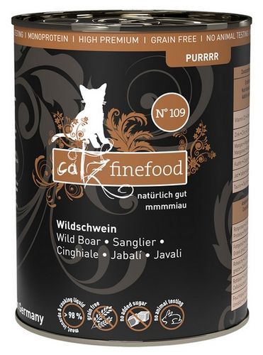 Catz Finefood Purrrr N.109 Dzik puszka 400g na Arena.pl