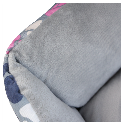 Legowisko dla psa szare M prostokątne PAWPRINT 51x39cm na Arena.pl