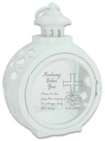 Latarenka ZNICZ okrągły personalizowany z TWOIM GRAWEREM DLA BABCI