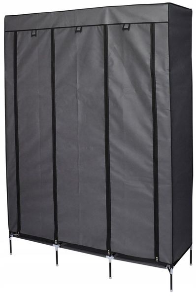 SZAFA Przenośnia tekstylna 8 półek pojemna 127X45X172CM turystyczna lekka zdjęcie 10