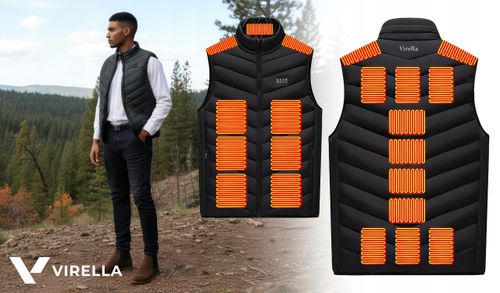 KAMIZELKA PODGRZEWANA OGRZEWANA 21 STREF USB L MĘSKA BEZRĘKAWNIK CIEPŁA na Arena.pl