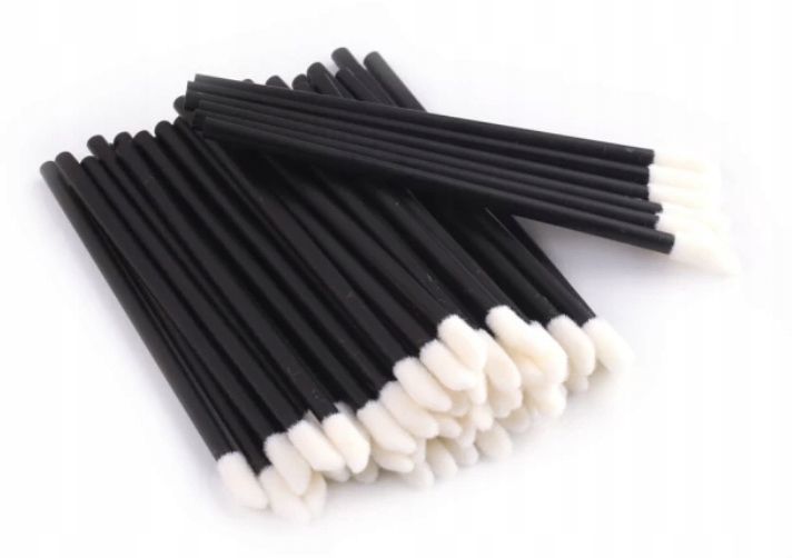 Aplikatory welurowe czarne 50 szt zdjęcie 1