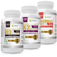 WITAMINA K2 MK-7 z natto +D3 2000IU+ ACEROLA Wit C