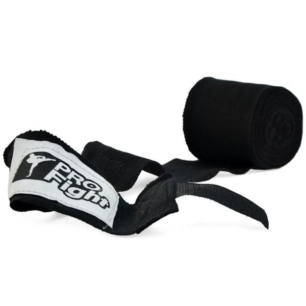 BANDAŻ BOKSERSKI PROFIGHT 4m czarny zdjęcie 2