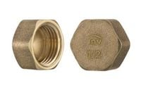 złączka mosiężna zaślepka 1/2'' - h/zm-13-015