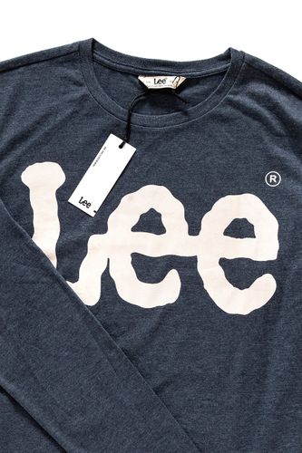 LEE LOGO TEE LS BRIGHT NAVY L63TUOCF S na Arena.pl