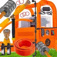MYJKA AKU CIŚNIENIOWA OPRYSKIWACZ AKUMULATOROWY ELEKTRYCZNY 2X POMPA LANCA