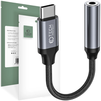 TECH-PROTECT ULTRABOOST ADAPTER TYPE-C TO MINI JACK 3.5MM BLACK