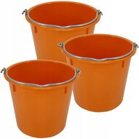 WIADRO WIADERKO BUDOWLANE 12L 25KG MOCNE 3szt.