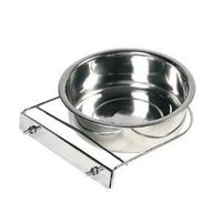 PANAMA PET Miska metalowa stal nierdzewna przykręcana dla psa ptaków 1,34L