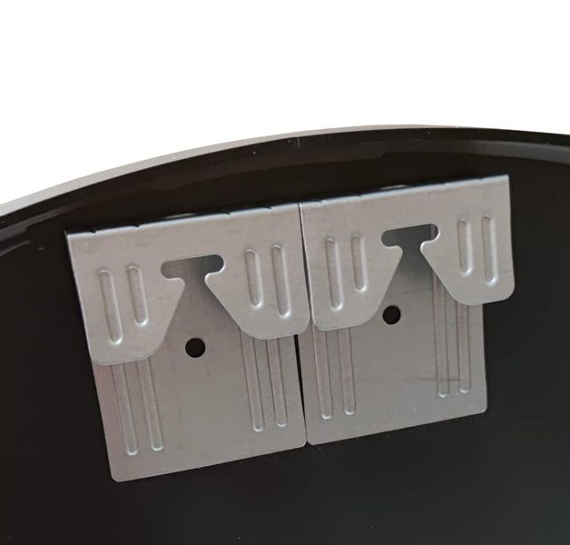 Lustro 80cm czarna rama zdjęcie 4