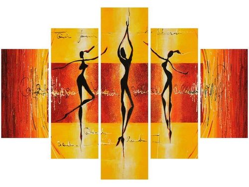 105CM 150CM OBRAZ 5 ELEM TANIEC SŁOŃCU DRUK na Arena.pl