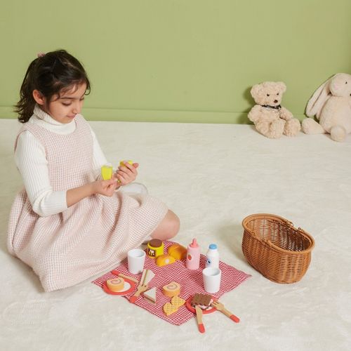 VIGA Drewniany Zestaw Piknikowy 30 el. na Arena.pl