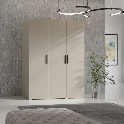 Szafa uchylna Napoli 3D 150 Kaszmir (czarny uchwyt) na Arena.pl