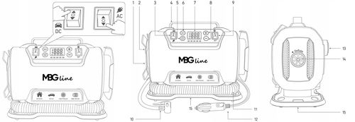 Kompresor samochodowy MBG LINE 845 Pro na Arena.pl