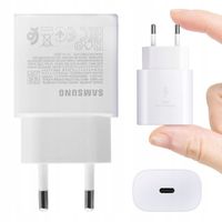 ORYGINALNA SUPER SZYBKA ŁADOWARKA SIECIOWA SAMSUNG DO TELEFONU USB-C 25W
