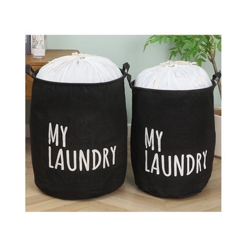 organizer, pojemnik na zabawki, kosz na pranie 40 x 50 cm czarny na Arena.pl