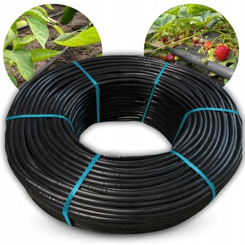 LINIA KROPLUJĄCA NAWADNIANIE Kropelkowe Wąż pocący kroplujący 100 mb na Arena.pl