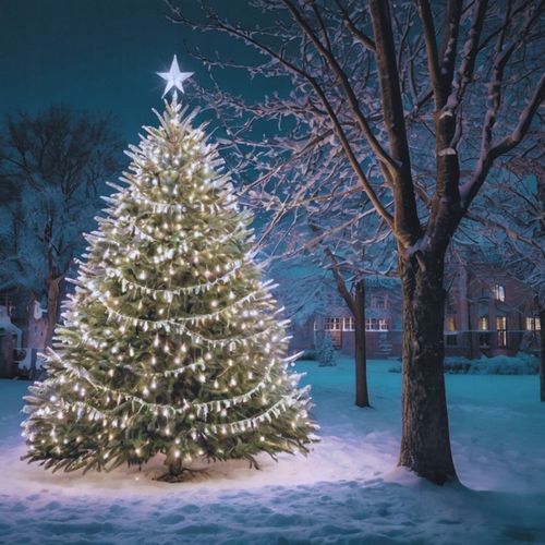 Lampki Świąteczne Światełka Choinkowe LED Zimne Zewnętrzne Flash 500 Sztuk na Arena.pl