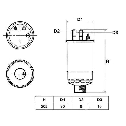 Filtr Paliwa Opel Combo D Fiat Doblo 1.3 1.6 Mjtd 1.9 D 2.0 CDTI 2010-2024 na Arena.pl
