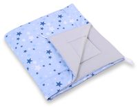 dwustronna mata do tipi- gwiazdki niebiesko-granatowe/szary
