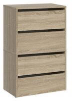 Szafka na buty TopEshop 60 x 88 x 36 cm dąb sonoma