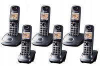 TELEFON DECT PANASONIC KX-TG 2512 2511 6 SŁUCHAWEK