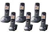 TELEFON DECT PANASONIC KX-TG 2512 2511 6 SŁUCHAWEK