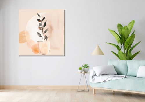 Obraz 100x100cm Doniczkowy Kolor na Arena.pl