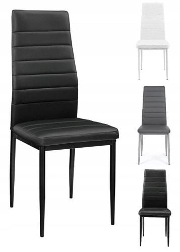 4 KRZESŁA TAPICEROWANE FADO EKOSKÓRA na Arena.pl