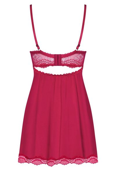 Kusząca Babydoll i Stringi - Obsessive Rosalyne S/M zdjęcie 4