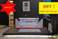 Wanna z hydromasażem EB-7065 prostokątna 180cmx120cmx59cm DYSZE OBROTOWE NA Wanna z hydromasażem EB-7065 prostokątna 180cmx120cmx59cm DYSZE OBROTOWE NA