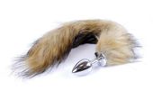 Plug-Fox Tail- Brown Xl