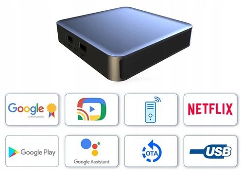 SMART TV BOX PRZYSTAWKA WIFI 2/32GB GOOGLE TV 2024 ANDROID 12 4K ASYSTENT na Arena.pl