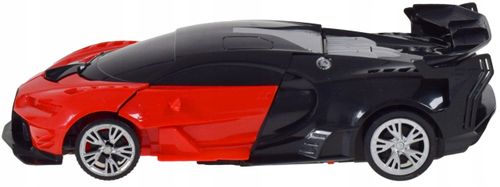 AUTO ROBOT AUTOBOT RC PILOT JEŹDZI ŚWIECI DŹWIĘK 2W1 ZABAWKA SAMOCHÓD na Arena.pl