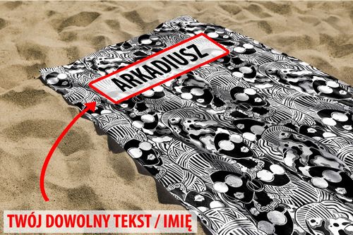 RĘCZNIK Kobiety z twoim dowolnym tekstem 200x70cm 027K na Arena.pl