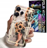 ETUI CASE DO XIAOMI REDMI 12 4G - SŁONECZNIK KWIATY DLA KOBIET PLEC + FOLIA