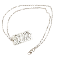 Naszyjnik Vintage Supernatural Tablica KAZ 2YK Winchesters Impala Demony