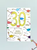 Karnet A5 30 Urodziny
