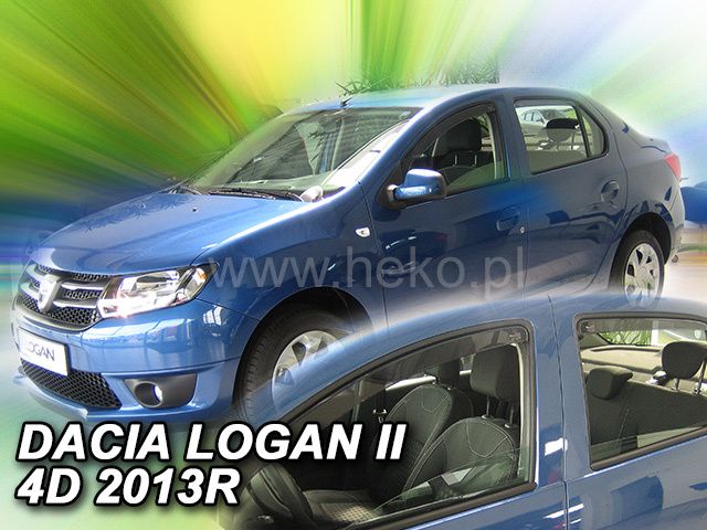 Owiewki Dacia LOGAN II 4/5 drzwi 2013-2020r. Z TYŁAMI zdjęcie 2