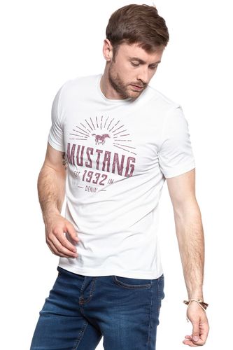 MUSTANG Basic Print Tee CLOUD DANCER 1007533 2020 M na Arena.pl