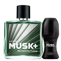 Avon Musk Metropolitano Zestaw [Perfumy + Kulka]