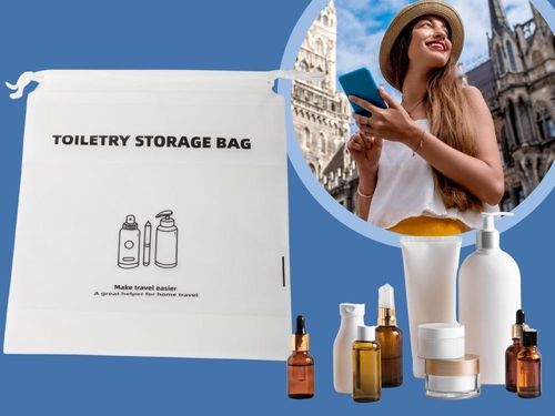 KOSMETYCZKA TORBA PODRÓŻNA NA PRZYBORY TOALETOWE ORGANIZER DO SAMOLOTU na Arena.pl