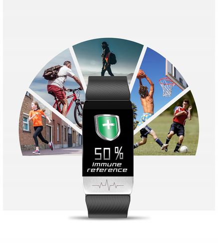 Opaska Zdrowia Smartwatch WT1 Watchmark na Arena.pl