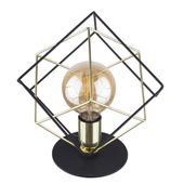 Industrialna lampka nocna klatka Alambre 5450 TK Lighting czarna złota